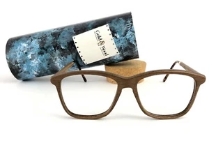 NEW VINTAGE GOLD & WOOD 605006 FRAME READING RX PRESCRIPTION 1980'S PARIS - Picture 1 of 9