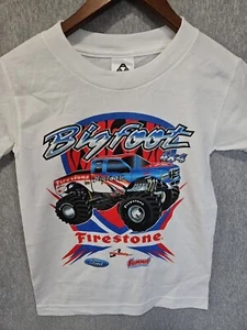 Bigfoot Monster Truck Youth T-shirt Size Small 6/8 4x4 Hot Rod Firestone - Picture 1 of 5
