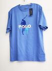 Polo Ralph Lauren Big Boys Big Pony Graphic Cotton Jersey T Shirt Blue Sz S-NWT