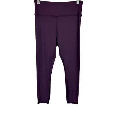 MIND BODY LOVE by Peace Love World Mujer Pequeño Rib Leggings Pantalón Ciruela Talla PM Foto 1 de 2