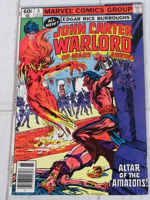 Cómics de Marvel de John Carter, Warlord of Mars anual #3 de diciembre de 1978  Foto 1 de 2