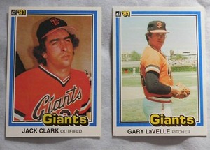 1981 Donruss San Francisco Giants Baseball Card Pick one