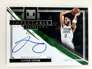 2021-22 Panini Impeccable Celtics Jayson Tatum Stars On Card Auto 35/35 1/1 SK - Picture 1 of 2