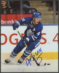 MORGAN RIELLY signed 8x10 photo (Toronto Maple Leafs - Autograph)