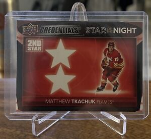 2021-2022 Upper Deck Credentials  Star Of The Night #2S-3 Matthew Tkachuk Flames