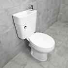 Duo All In One Toilet Basin Sink Space Saving 2 In 1 Cloakroom Unit With Tap