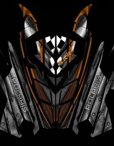 2022+ MATRYX SWITCHBACK XC SNOWMOBILE SLED WRAP DECALS Metal Orange - Picture 1 of 5