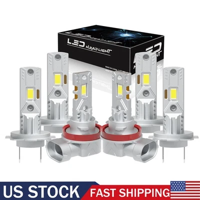 For Freightliner Sprinter 2500 3500 2007-2018 LED Headlight Hi/Lo Fog Light Bulb - Image 1 of 4