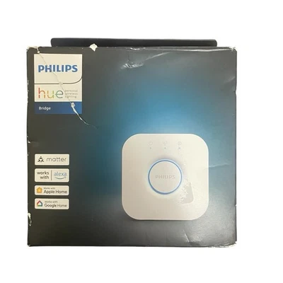 Philips Hue Smart Hub, Funciona con Alexa, Apple Home Kit y Google Assistant, Blanco Foto 1 de 4