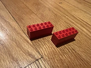 LEGO Piece #73090a RED 2 x 6 x 2 Weighted Brick | Lot Of 2 | - Picture 1 of 4
