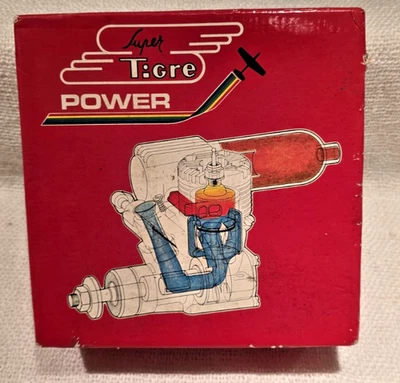 SUPERTIGRE 45   2 STROKE  GLOW MODEL AIRPLANE ENGINE  ESTATE SALE   NO RESERVE - Image 1 of 4