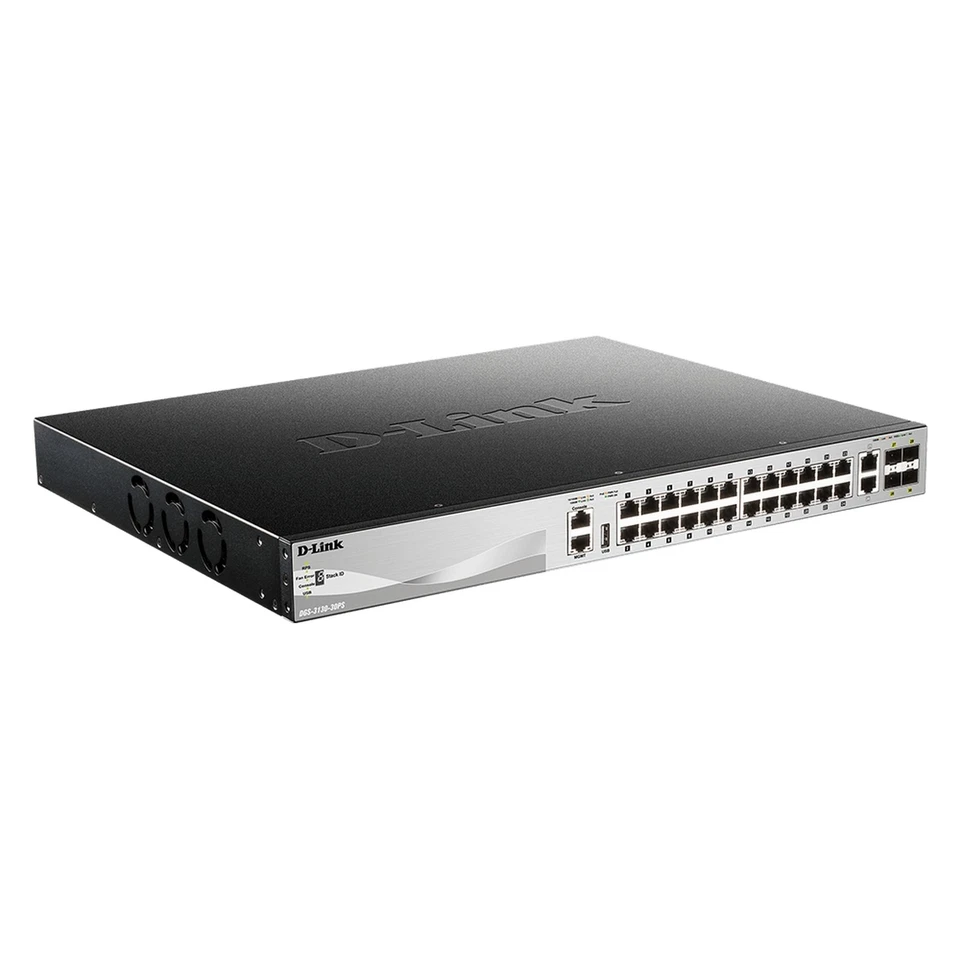 *NEW* D-Link DGS-3130-30PS 30-Port Stackable Managed PoE Gigabit Switch - Image 1 of 1
