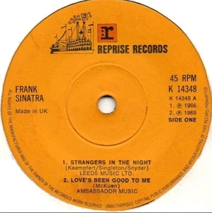 Frank Sinatra Strangers in The Night / Softly As I Leave 7" EP you-K.14348--E/P - Bild 1 von 2