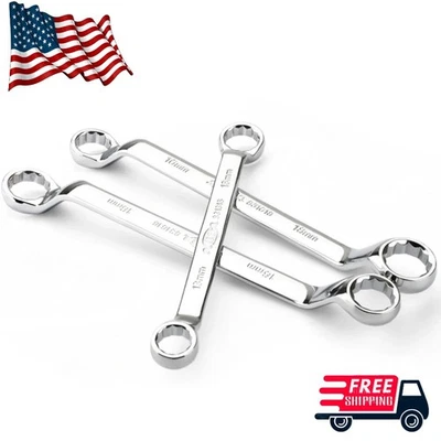 Premium Chrome Vanadium steel Tools 75-Degree Deep Offset Double Box End Wrench - Image 1 of 4