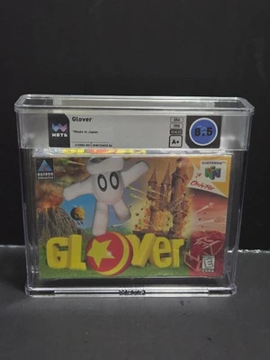 Glover ~ Nintendo 64 ~ N64 ~ WATA Graded 8.5 A+ ~ CIB MI RARE! - Image 1 of 4