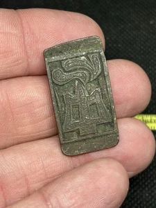 Antike Schnalle Metalldetektor Fund keltisch? Schottisches ungewöhnliches Stück interessant 6g - Bild 1 von 2