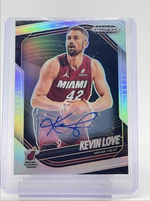 KEVIN LOVE 2024-25 PANINI PRIZM BLACK AUTOGRAPH SILVER AUTO Q5384 - Image 1 of 2