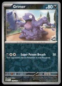 Grimer 126/198 Reverse Holo SV01: Juego base escarlata y violeta casi nuevo - Imagen 1 de 2
