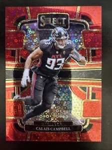 2023 Panini Select Concourse Red Disco Prizm /49 Calais Campbell #5 - Picture 1 of 2