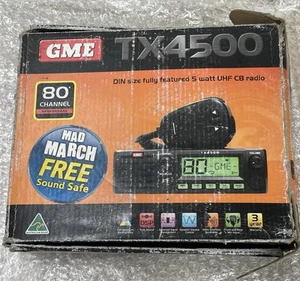 Radio CB UHF GME TX4500 DIN tamaño TOTALMENTE FUNCIONAL - Imagen 1 de 5