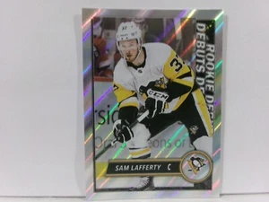 2020-21 Topps NHL Stickers #542 Sam Lafferty Pittsburgh Penguins Rookie FOIL - Picture 1 of 2
