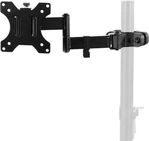 VIVO Steel Universal Full Motion Pole Mount Monitor Arm with Removable 75mm and - Picture 1 of 7