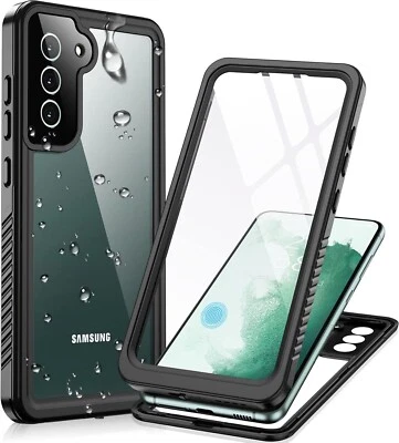 Temdan Samsung Galaxy S22 Case Underwater IP68 Waterproof Fully Body Protection