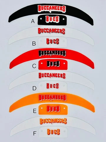 Buccaneers MINI Helmet 3D Bumpers, Speed Version Cover