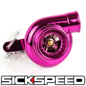 PINK ANODIZED METAL SPINNING TURBO BEARING KEYCHAIN KEY RING/CHAIN ATV Q1 - Bild 1 von 1