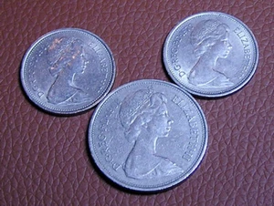 1968 and 1970 5 New Pence, 1968 - 10 New Pence - Picture 1 of 3