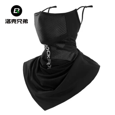 ROCKBROS Verano Ciclismo Hielo Seda Bufanda Máscara Transpirable Protección Solar Pasamontañas Foto 1 de 4