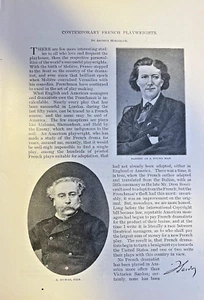 1893 Französische Spielrechte Sandau Dumas Halevy Bisson Feydeau Richepin - Bild 1 von 7