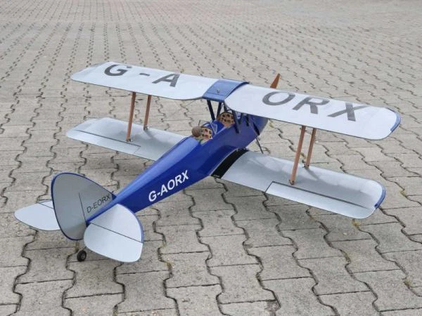 VQ Model Tiger Moth (blau) / 1400 mm - Bild 1 von 1