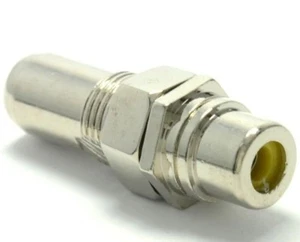 Rca Phono Châssis Panneau Support Prise Femelle Adaptateur Coupleur Pour Visage - Photo 1/2
