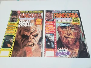Fangoria Magazine Lot Of 2 Vintage Horror Magazines - Foto 1 di 12