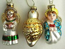 Thomas Pacconi Christmas Ornaments Museum Collection Angel & Bird Glass 
