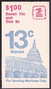 Scott #BK131 (1623a) Flag over Capitol Booklet of 8 Stamps - MNH - Picture 1 of 2