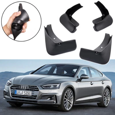 4Pcs Car Mud Flaps Splash Guards Fender Mudguard for Audi A5 2017 2018 2019 - Image 1 of 4