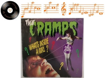 The Cramps What's Inside A Girl? 12" Singe White Vinyl A1 B1 Pressing - EX - Image 1 of 4