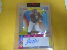 JALEN MILROE 2023 VIVID 1/1 PRE-PRODUCTION PROOF AUTOGRAPH CRYSTAL GRAY