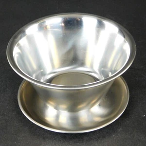 LEONARD Made in DANIMARCA Barca Gravy Acciaio Inox 18/8 Marcata Vintage MCM - Foto 1 di 7