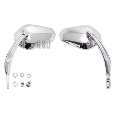 ESPEJOS RETROVISORES MOTO METAL PLÁSTICO CROMO CÓNICOS PARA HARLEY Heritage softail Foto 1 de 4