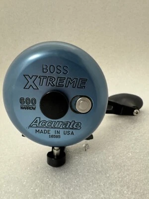 🐟 Accurate Boss Xtreme 600N Left Hand 6:1 — New In Box BX-600XNL-BLB 16585 - Image 1 of 4