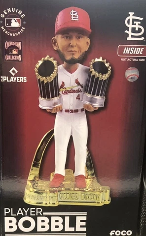 Yadier Molina St Louis Cardinals 2X World Series Champion Bobblehead! NIB Cover