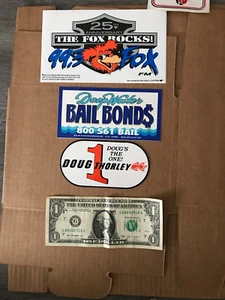 1990S 25th Anniversary Bumper Sticker THE FOX ROCKS YOU GET ALL 3 Rock 99.3 FM - Picture 1 of 15