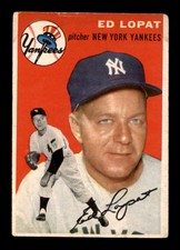 1954 Topps #5 Ed Lopat   VGEX X2490135