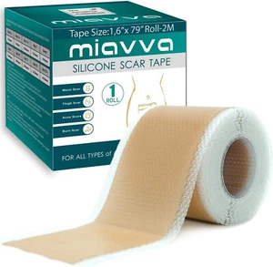 Silicone Scar Sheets Scar Tape For Surgical Scars Removal Strips Keloid Bump 2m - Picture 1 of 7