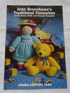 JEAN GREENHOWE " TRADITIONAL FAVOURITES  "    TOY KNITTING PATTERN BOOK  DK - Picture 1 of 9