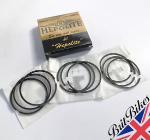 JUEGO DE ANILLOS DE PISTÓN HEPOLITE PARA TRIUMPH TRIDENT T150 T160 67MM +040 OVERSIZE R23020 - Imagen 1 de 3