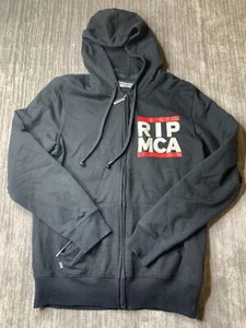 Beastie Boys Hoodie Mens Small RIP MCA Full Zip Hoodie Buddie Sweatshirt Ear Bud - Picture 1 of 16